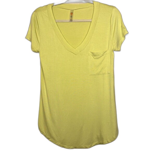 Mono B  V-Neck T-Shirt Loungewear  | Soft Stretch Short Sleeve Size S, M, L NWT - Picture 1 of 4